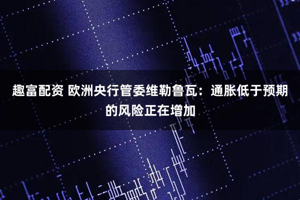 趣富配资 欧洲央行管委维勒鲁瓦：通胀低于预期的风险正在增加